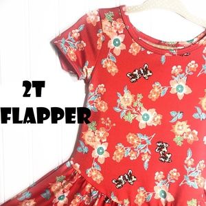 2T Dot Dot Smile Flapper